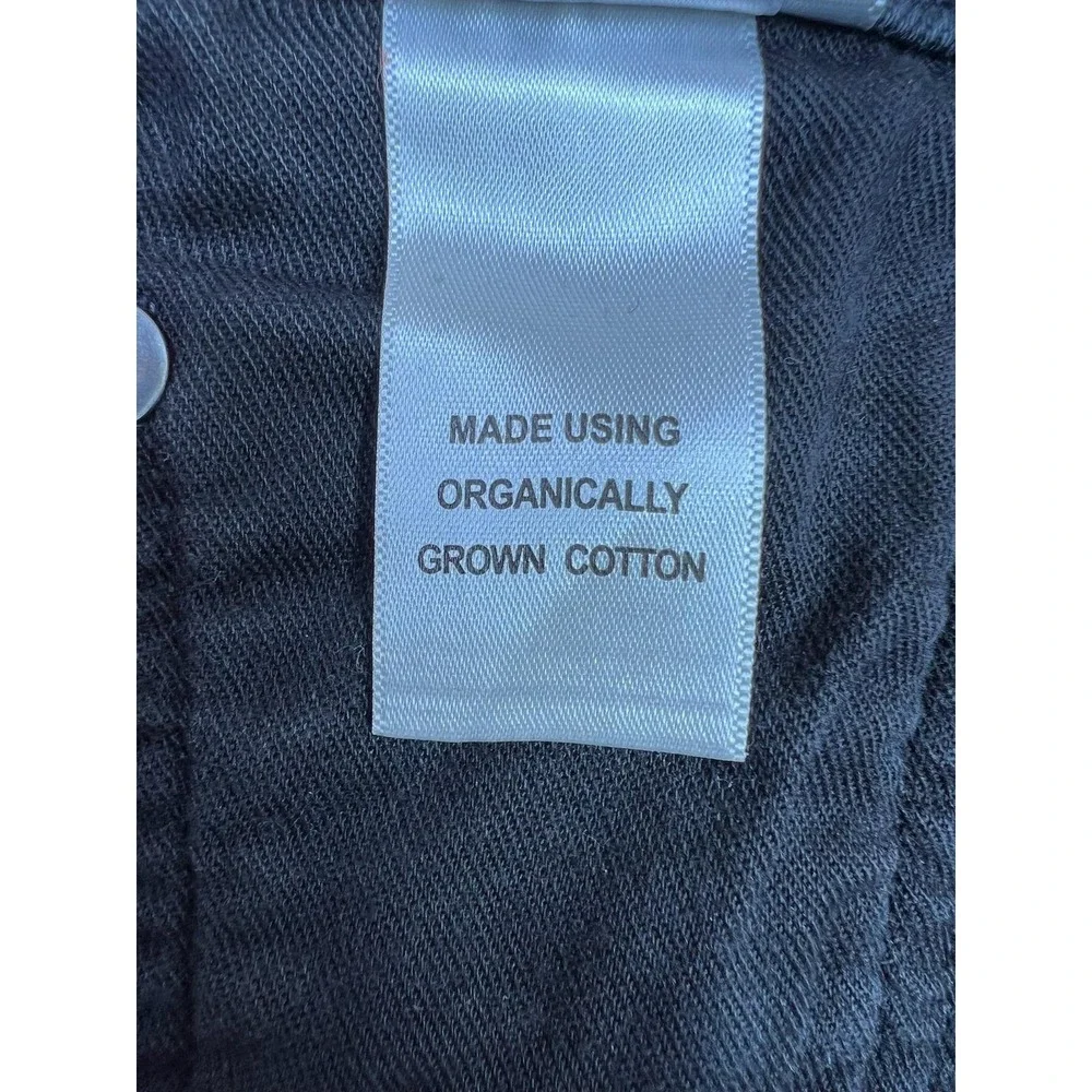 AGOLDE Wilder High Rise Straight Jeans Womens 24 Gray Charcoal Distressed Denim - Picture 8 of 13